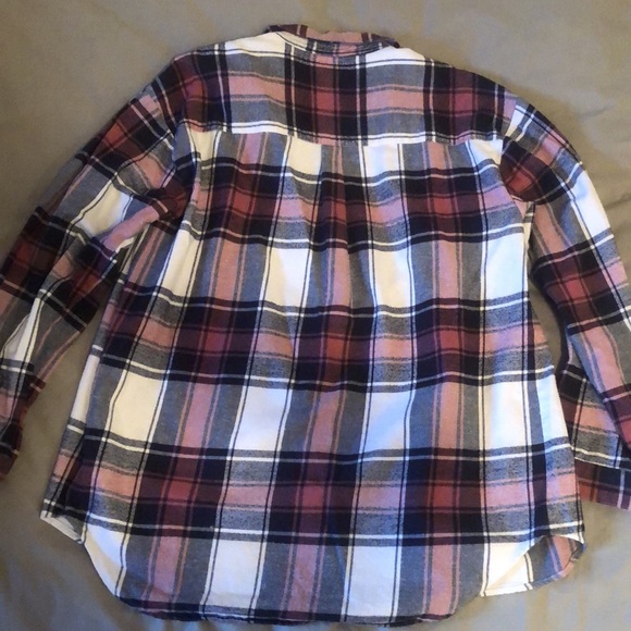 Pink-black-white flannel - Picture 3 of 3